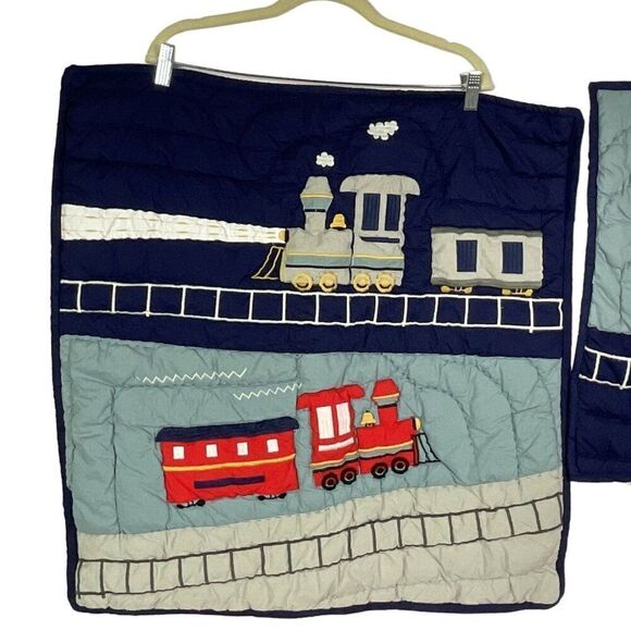 Pottery Barn Kids Pillow Shams, 1 square and 1 rectangular, tie closure - Picture 5 of 13